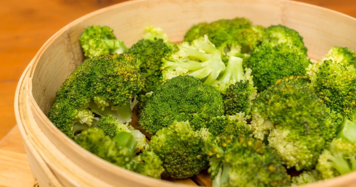 Steamed broccoli for Bearded Dragons